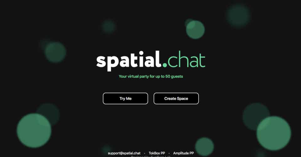 WEB会議ツール　Spatial.chat